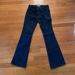 Loft flare jeans dark wash